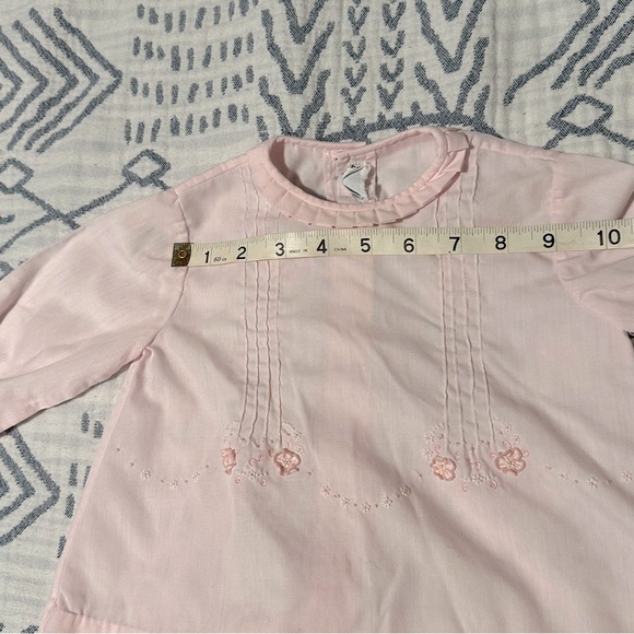 A BON-BON DESIGN,made in Madeira Portugal. Vintage pink dress, maybe 3-6 mths? - Picture 5 of 9